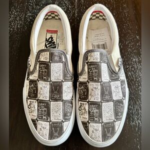 Vans Skate x Daniel Johnston slip-on shoes Size 9 women's/size 7.5 men's RARE